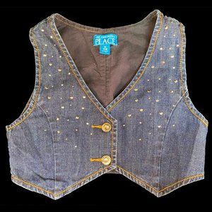 Children's Place Denim Vest M7/8